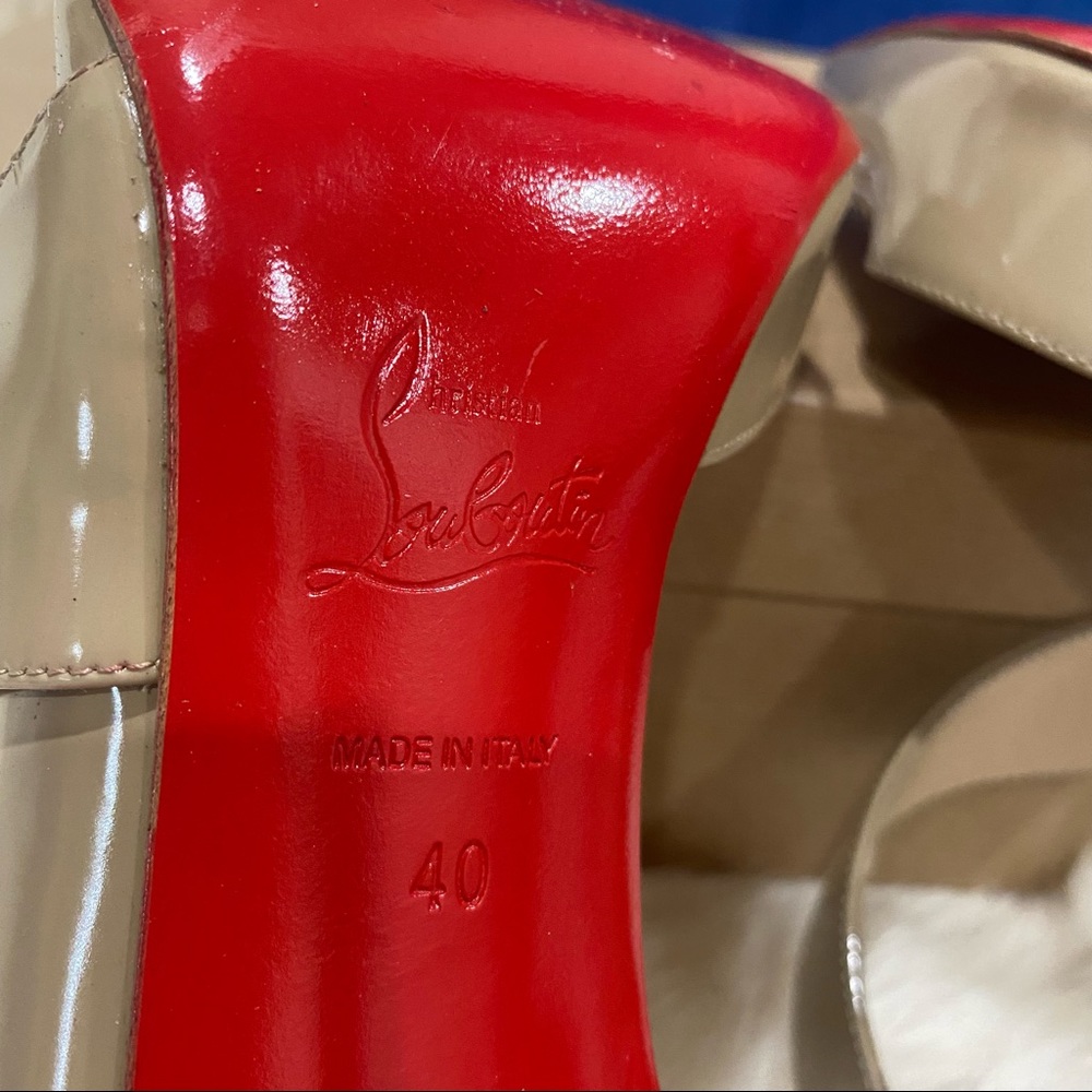 ❤️SOLD❤️Christian Louboutin Nude Ograde 100mm - Picture 5 of 5